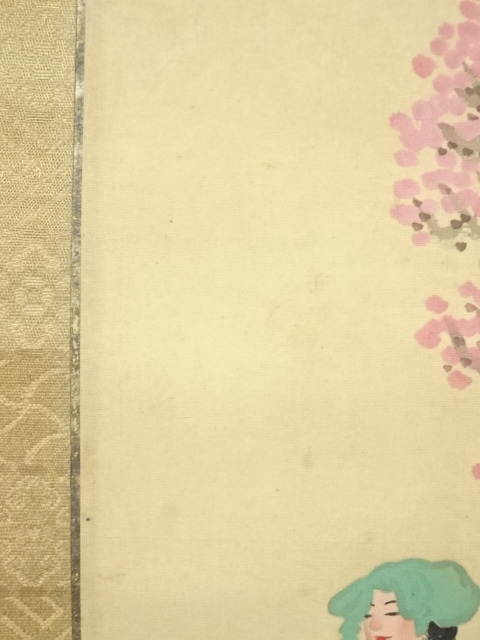 掛軸•書道•【三国志】•絹本着色•肉筆保証•整理品；M007 掛軸•書道•【三国志】•絹本着色•肉筆保証•整理品；M007